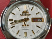 Часы Ориент orient редкие гельешированный цифер