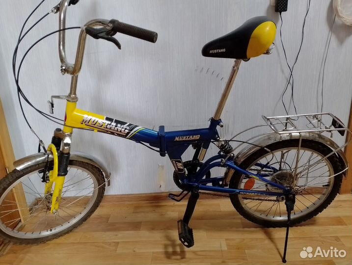 Велосипед mustang 20 (скоростной, складной)