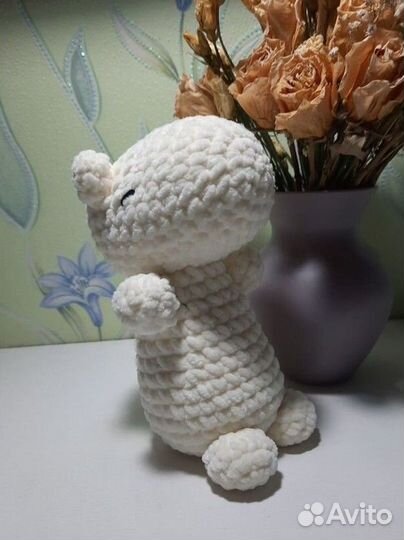 Капибара мягкая игрушка вязаная крючком