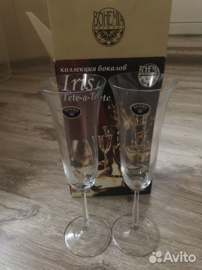 Бокалы под шампанское Bohemia