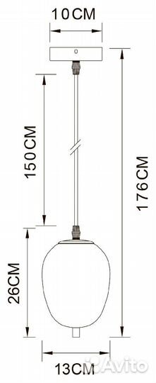 Подвесной светильник Arte Lamp Freddie A2232SP-1PB