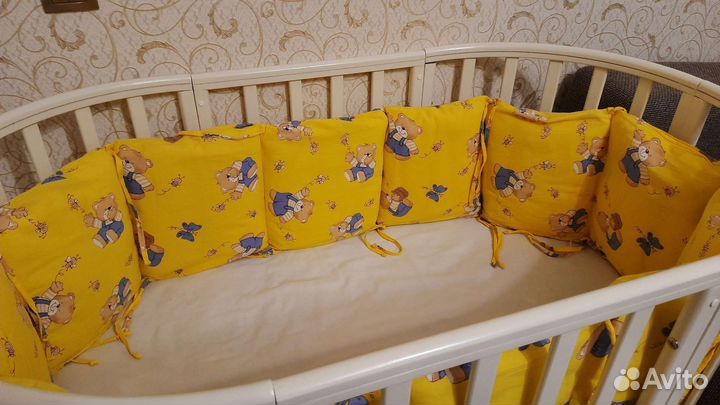 Бортики в детскую кроватку