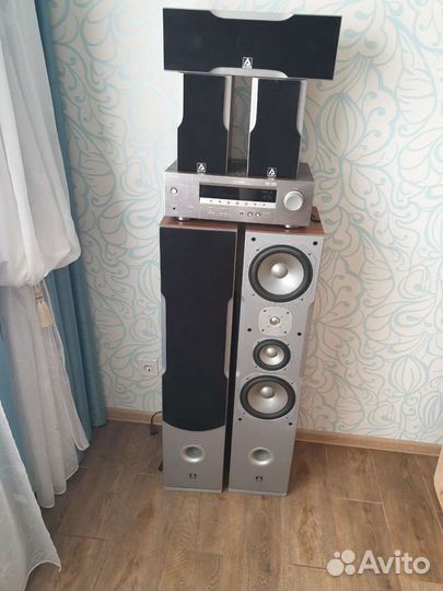 Колонки aleks 300 f и ресивер Yamaha rx-v359