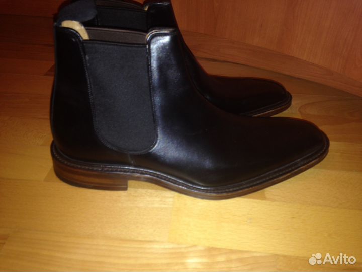 Cheaney Англия ботинки черные кожа 42.5 43 43.5