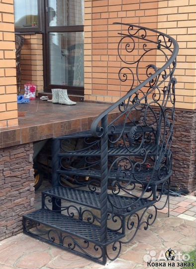 Лестницы на металлокаркасе