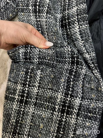 Твидовый пиджак женский 44