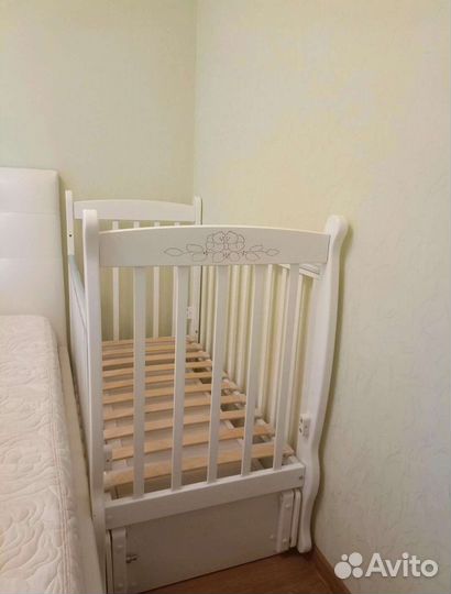 Детская кроватка Можга красная звезда Птички