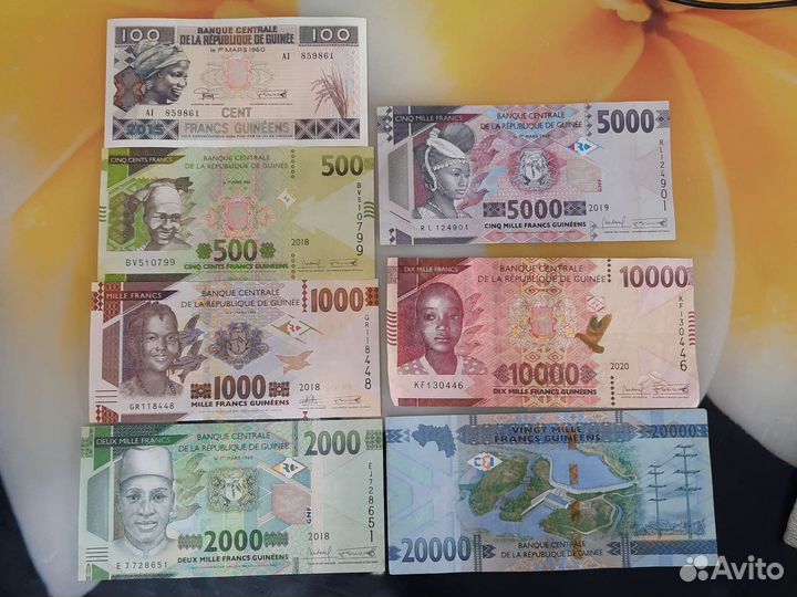 Коллекция Гвинейских франков