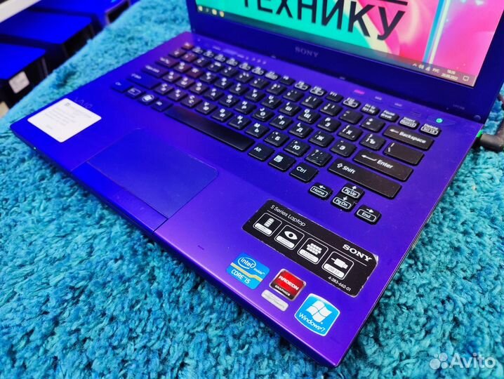 Быстрый ноутбук Sony/Core i5/8Gb/SSD-128Gb/Гаранти