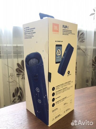 Коробка от оригенальной колонки JBL flip 4