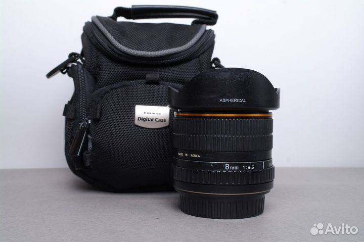 Объектив samyang Canon 8mm f/3.5