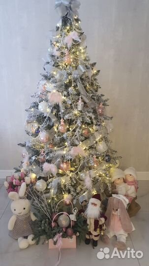 Елка искусственная заснеженная