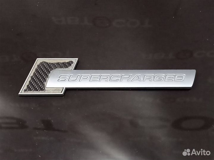 Шильдик supercharged Audi A6 (C6,4F) 2005-2011