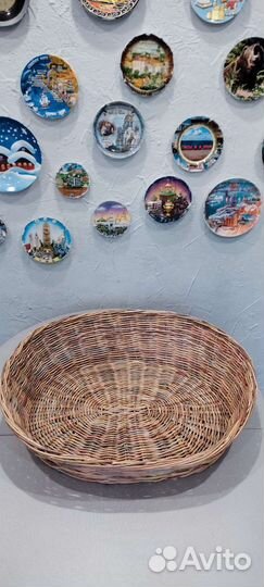 Плету сама из Эко лозы лежанки для кошек и собак