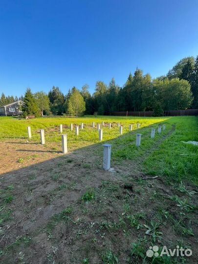 Сваи забивные железобетонные. Фундамент