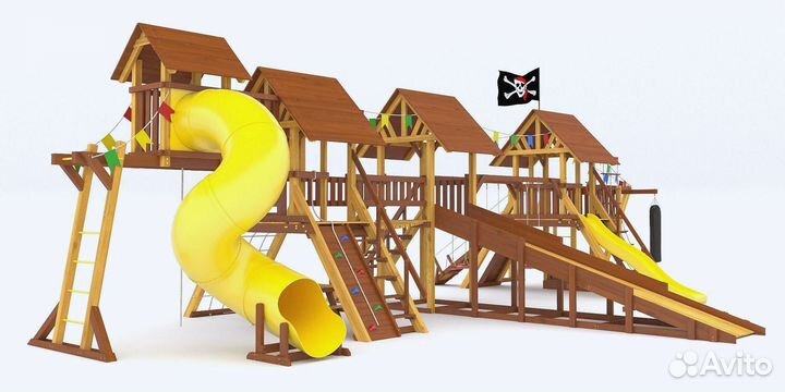 Детская площадка для дачи, городок Савушка Люкс 1