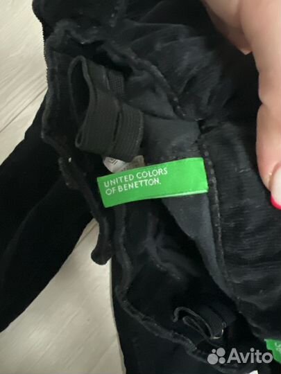 Джинсы вельветовые для девочки 140 benetton