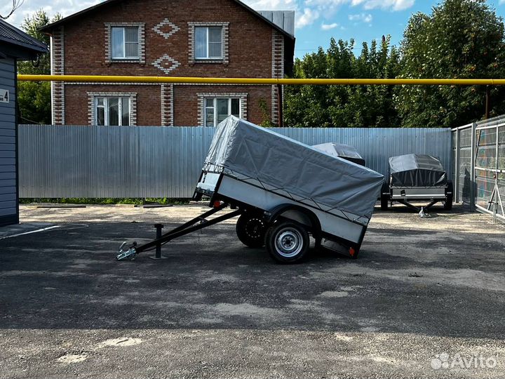 Прицеп для легкового автомобиля 2.0х1.25 с тентом