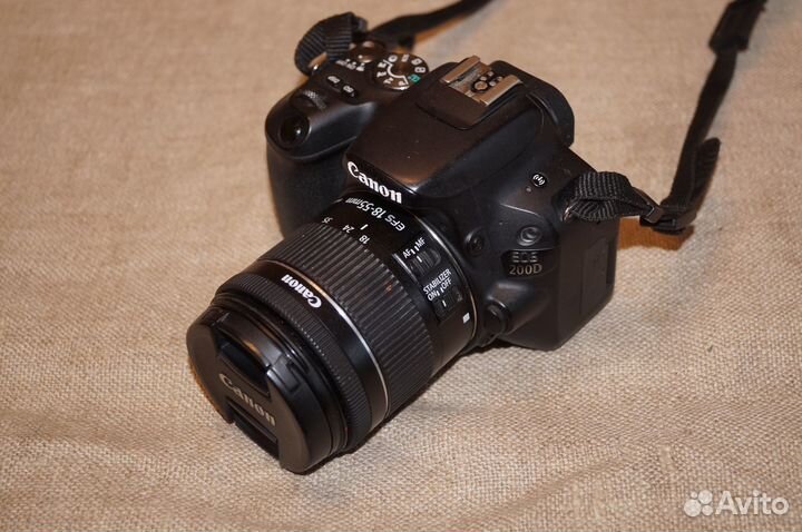 Canon 200D stm kit 12700 кадров +сумка Доставка