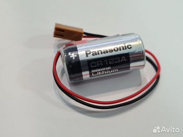 Элемент питания Panasonic CR123A с разъёмом