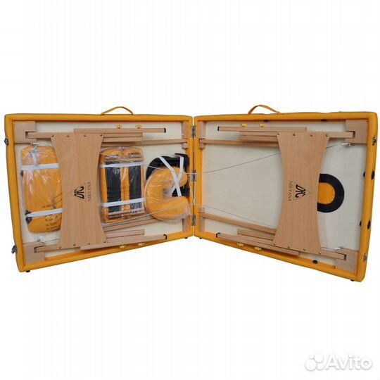 Массажный стол кушетка nirvana Relax Mustard