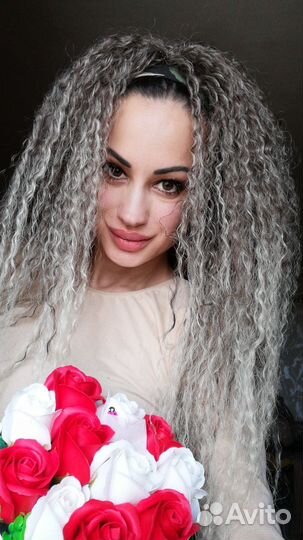 Парик на ободке ручная работа