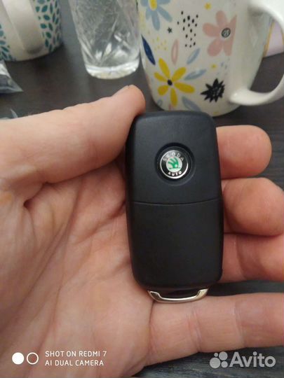 Ключ зажигания шкода фольцваген ваг
