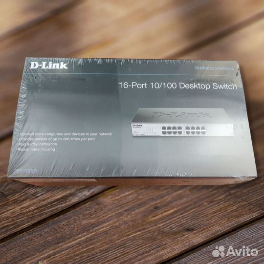 Коммутатор D-Link DES-1016D (новый, металл)