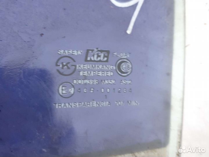 Стекло двери Hyundai Elantra 3