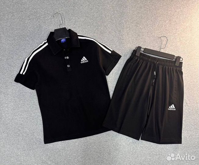 Костюм шорты и поло Adidas