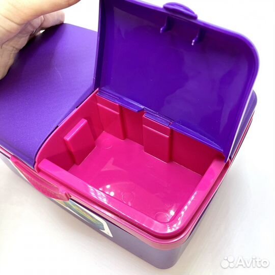 Ланч-бокс Sistema 2л, 4х-секционный, с бутылкой