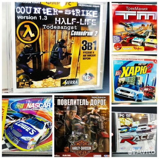 Игра Counter-strike Half life Nascar Race Харлей