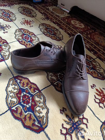 Мужские кожаные туфли 43 размер