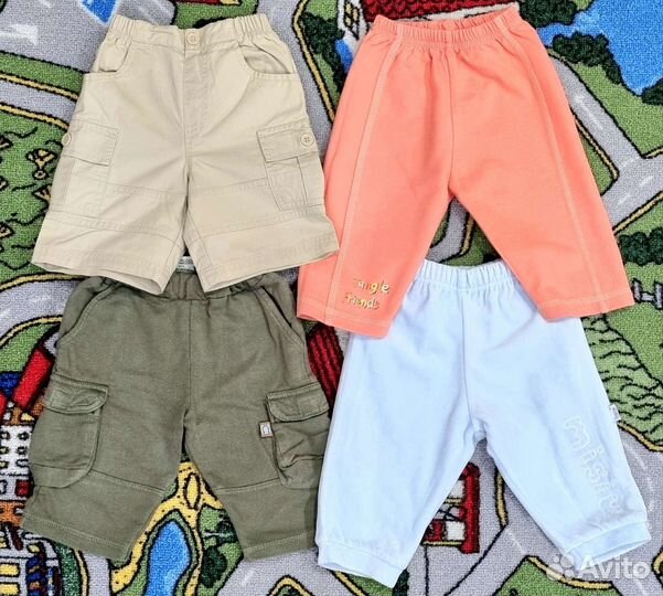 Много одежды на мальчика р.62-68, мало б/у