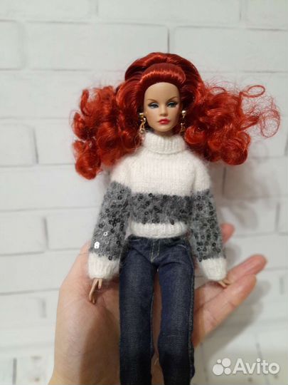 Вязаная одежда для кукол Integrity toys и Барби