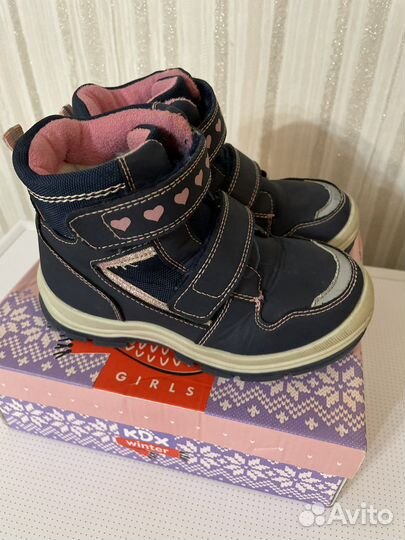 Ботинки теплые для девочки 28 размер