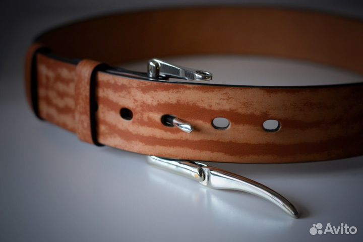 Ремень кожаный ручная работа