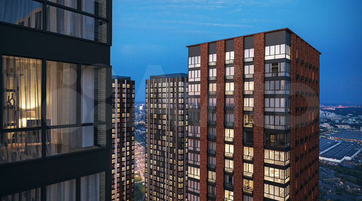 2-к. апартаменты, 54,4 м², 14/29 эт.