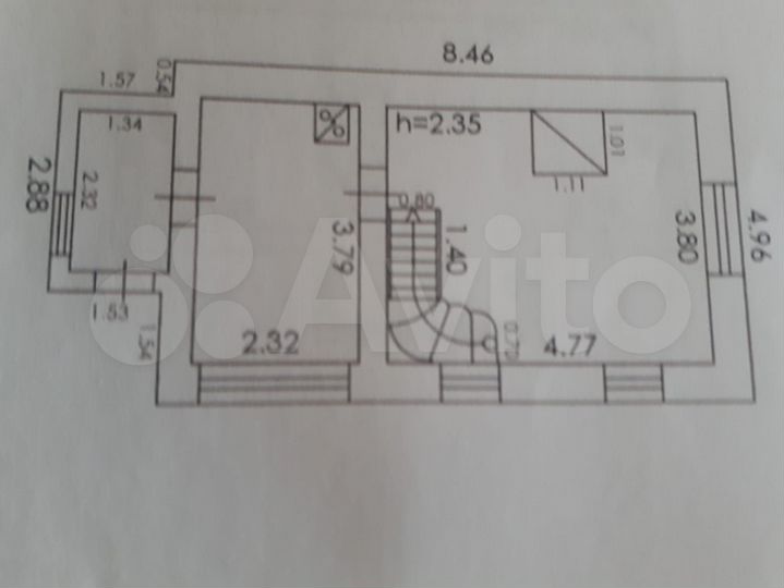 Дом 61,5 м² на участке 5,9 сот.