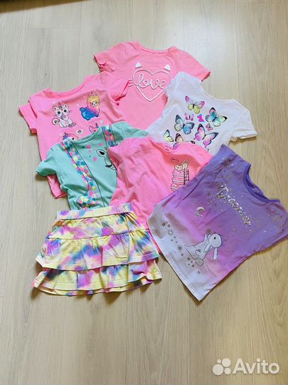 Одежда на девочку пакетом 110 размер