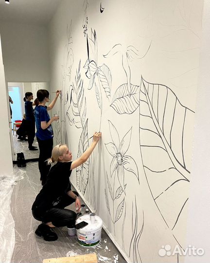Роспись стен, граффити на заказ