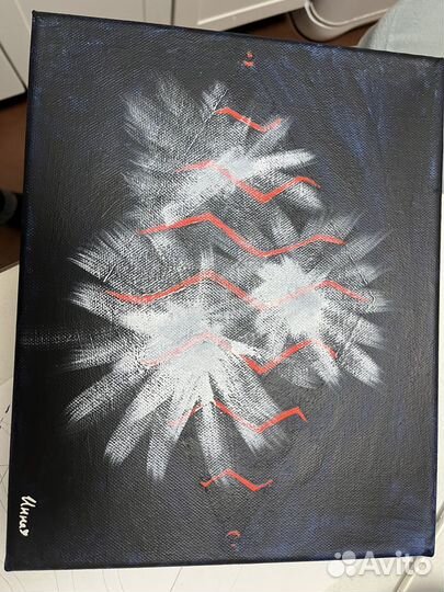 Картина акрилом на холсте