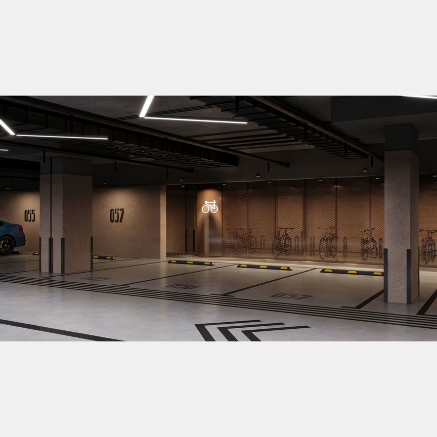 2-к. квартира, 55,8 м², 2/12 эт.