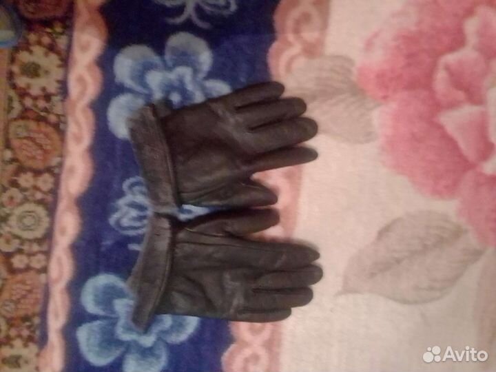 Мужские кожаные перчатки