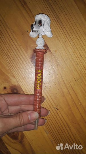 Шариковая ручка собака Пудель