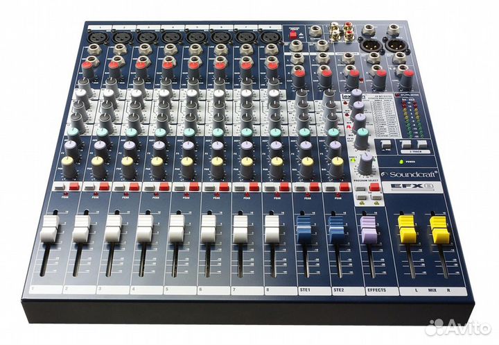 Soundcraft EFX8 Пульт микшерн 8 mono + 2 str, DSP