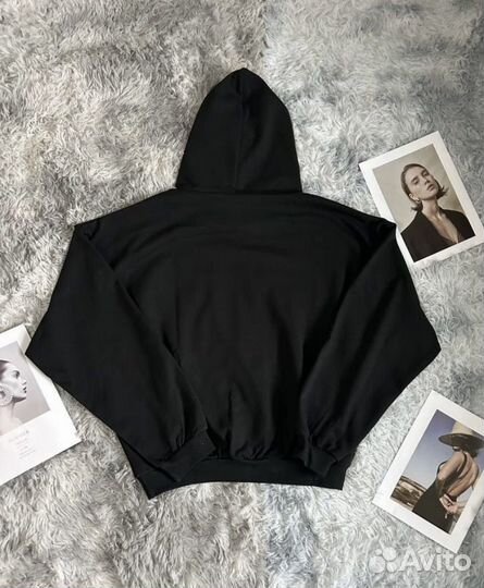 Худи yeezy Черные псы x Гоша Рубчинский