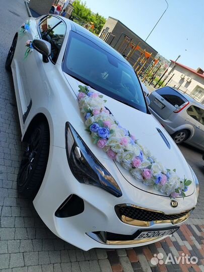 Украшение на свадебный автомобиль