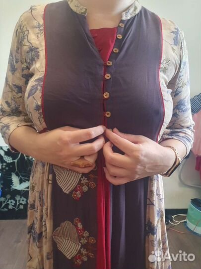 Этнические платья бохо из ОАЭ ручная работа хлопок