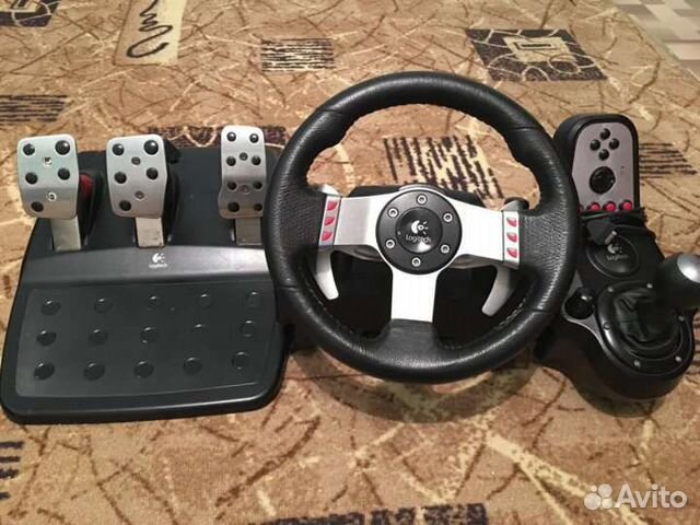 Игровой руль Logitech g27 аренда купить в Чайковском | Электроника | Авито